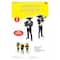 Beistle; Beistle 5.5ft. Black & White Mariachi Silhouette Stand-Ups Set; Category:Party Decorations; Image:8